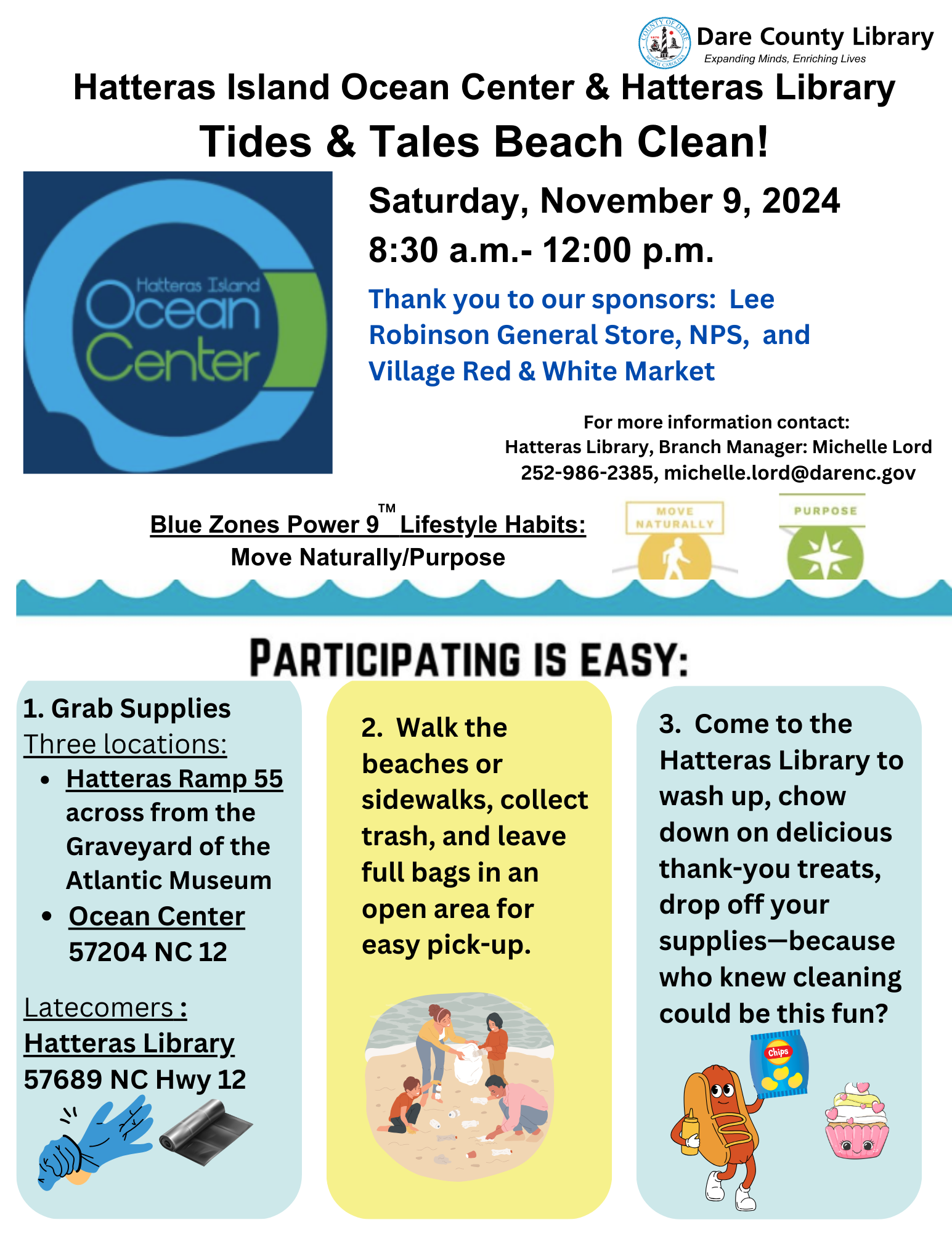 Hatteras Beach Clean 9.9.24